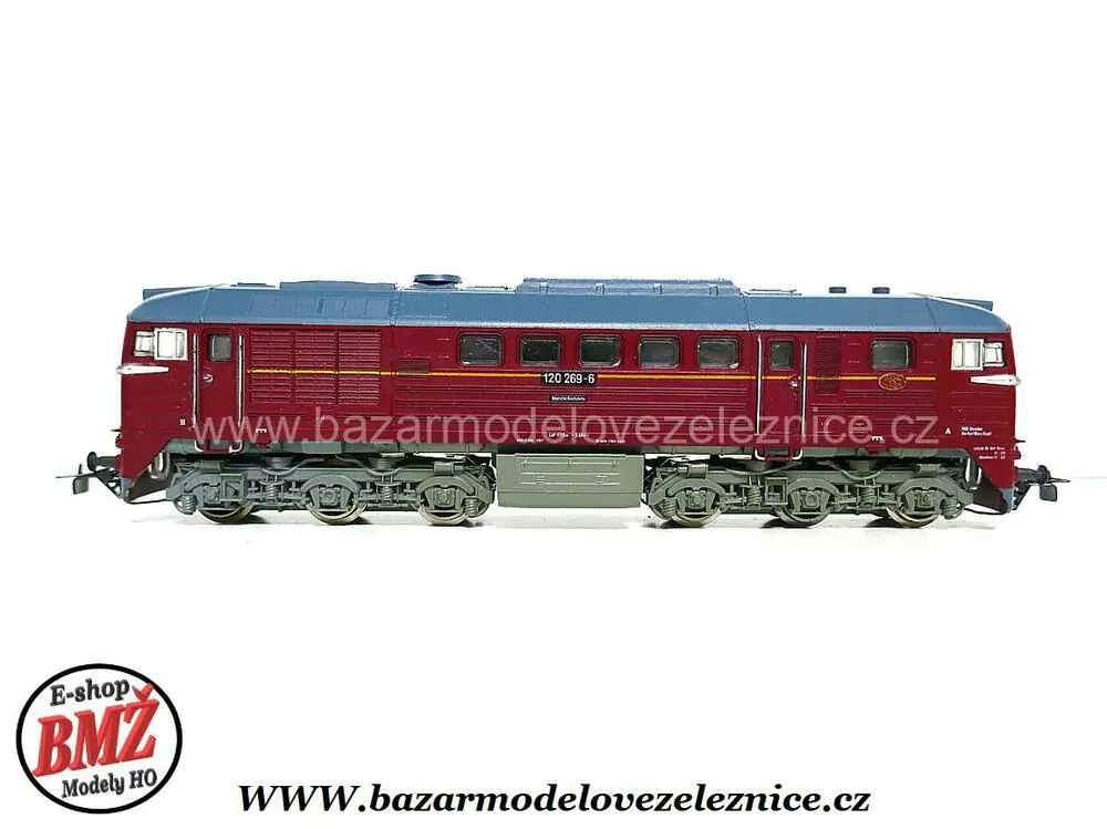 Piko DDR - DC - Dieselová lokomotiva BR 120 303 DR - HO