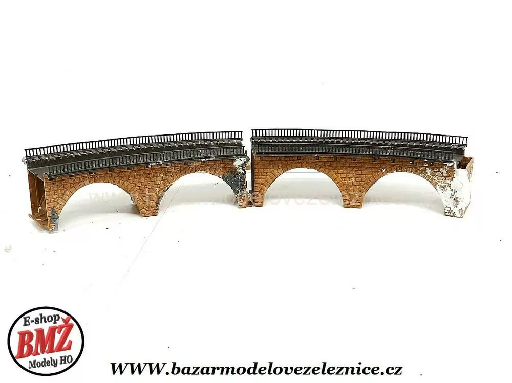 Železniční most obloukový 38 cm - HO  