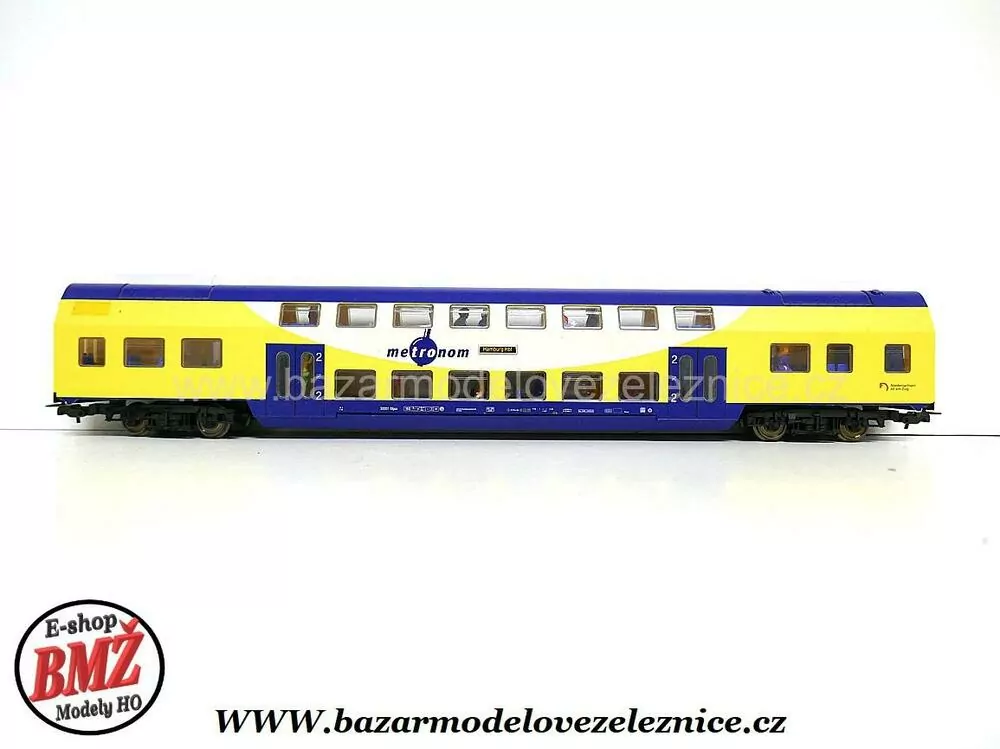 Nové Piko - Patrový vůz Metronom 2 tř. - HO