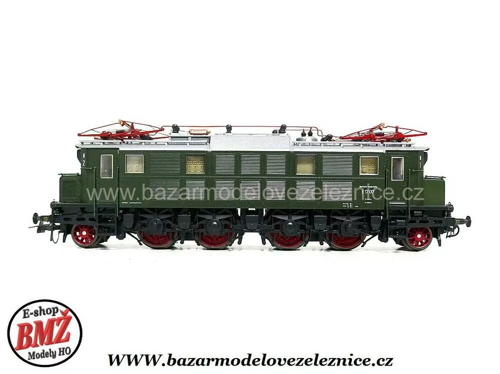 Roco - DSS - Elektrická lokomotiva E 17 07 DR - HO