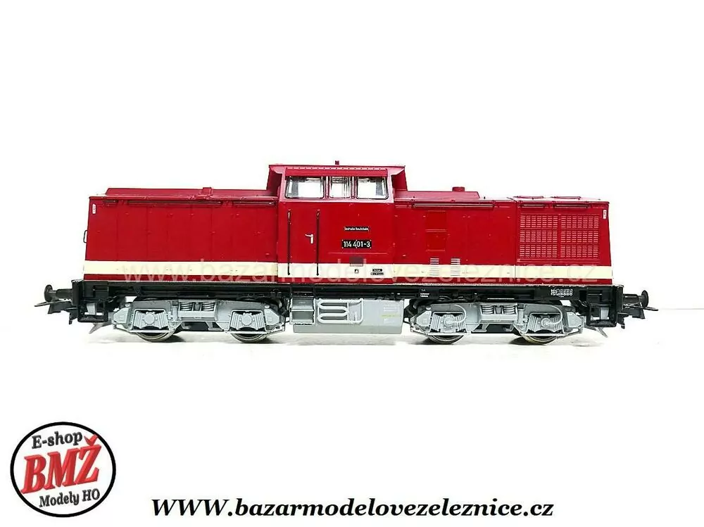 Roco - DSS - Dieselová lokomotiva BR 114 401 DR - HO