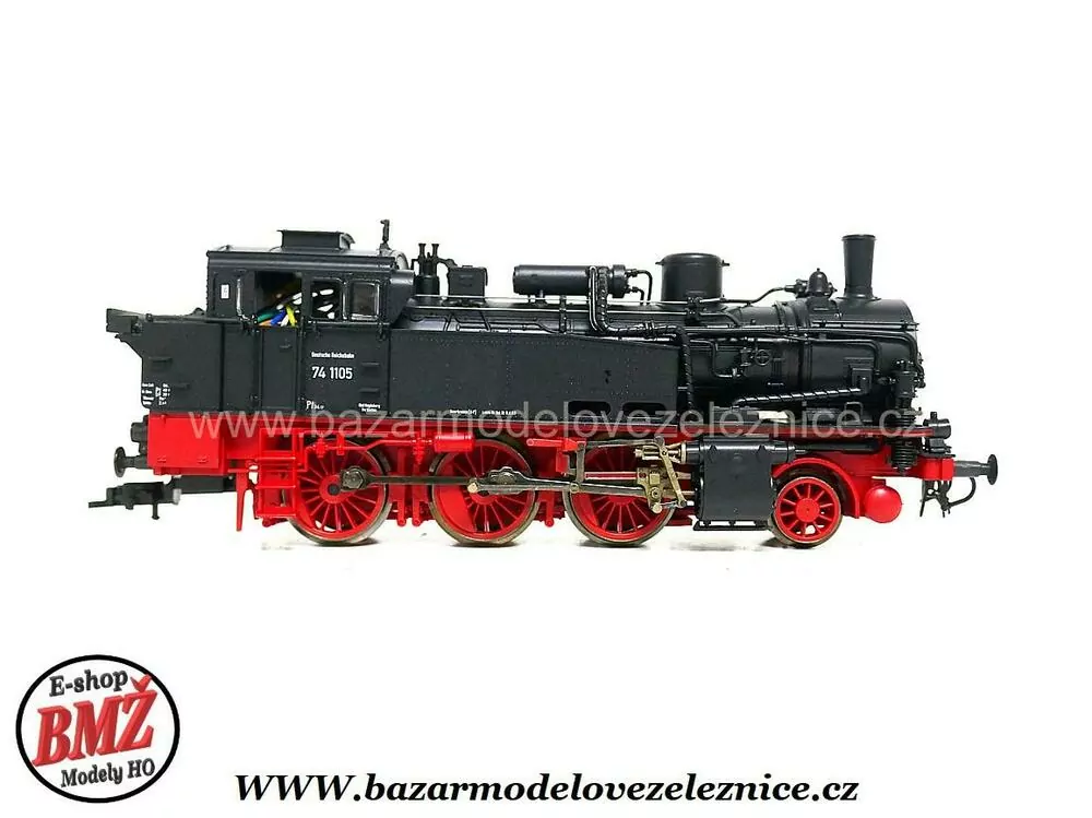 Roco - DCC - Parní lokomotiva BR 74 1105 DRG - HO