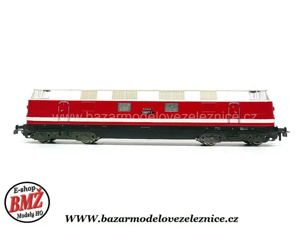 PIKO DDR - DC - Dieselová lokomotiva BR 118 117 DR - HO