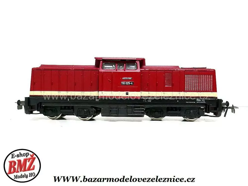 PIKO DDR - DC - Dieselová lokomotiva BR 110 025 DR - HO