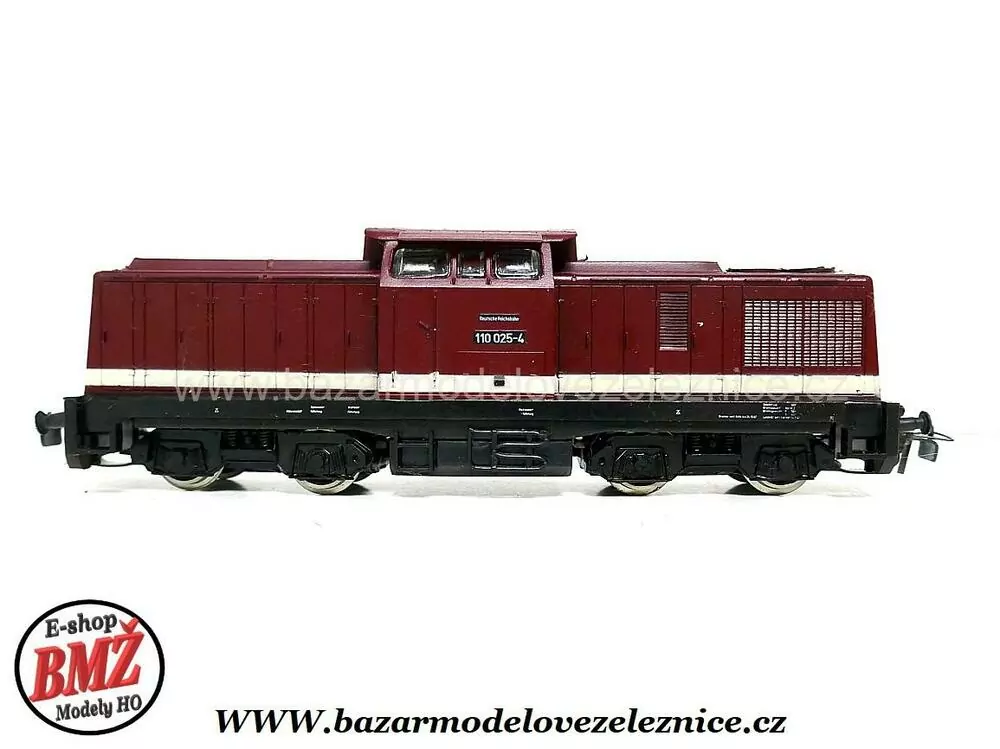 PIKO DDR - DC - Dieselová lokomotiva BR 110 025 DR - HO