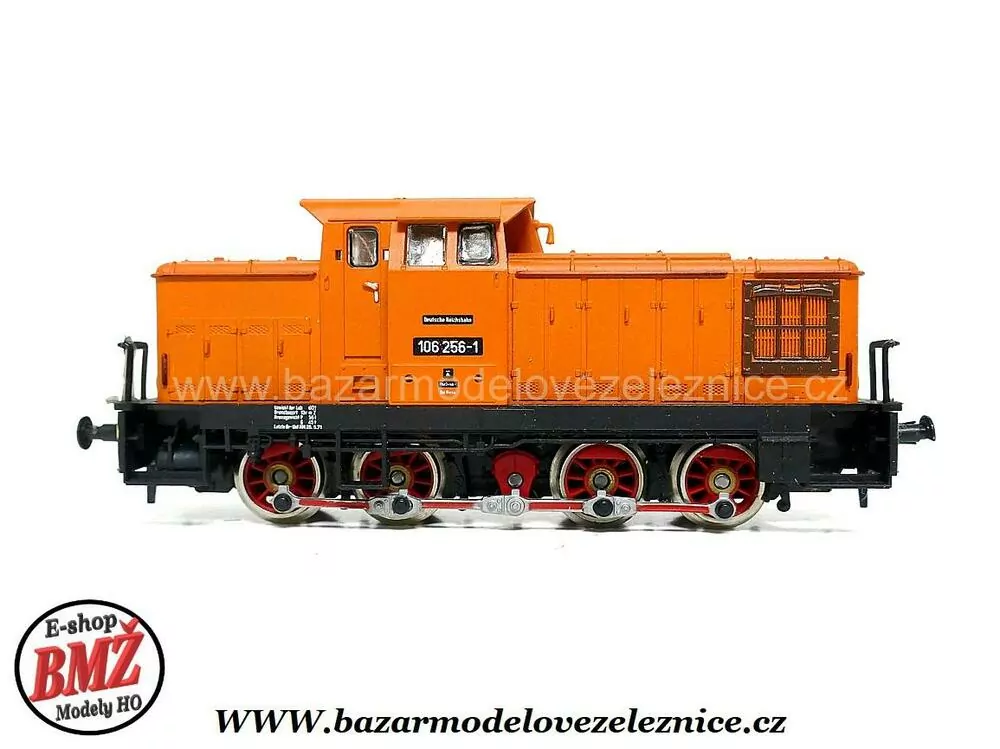 Piko DDR - DC - Dieselová lokomotiva BR 106 256 DR - HO
