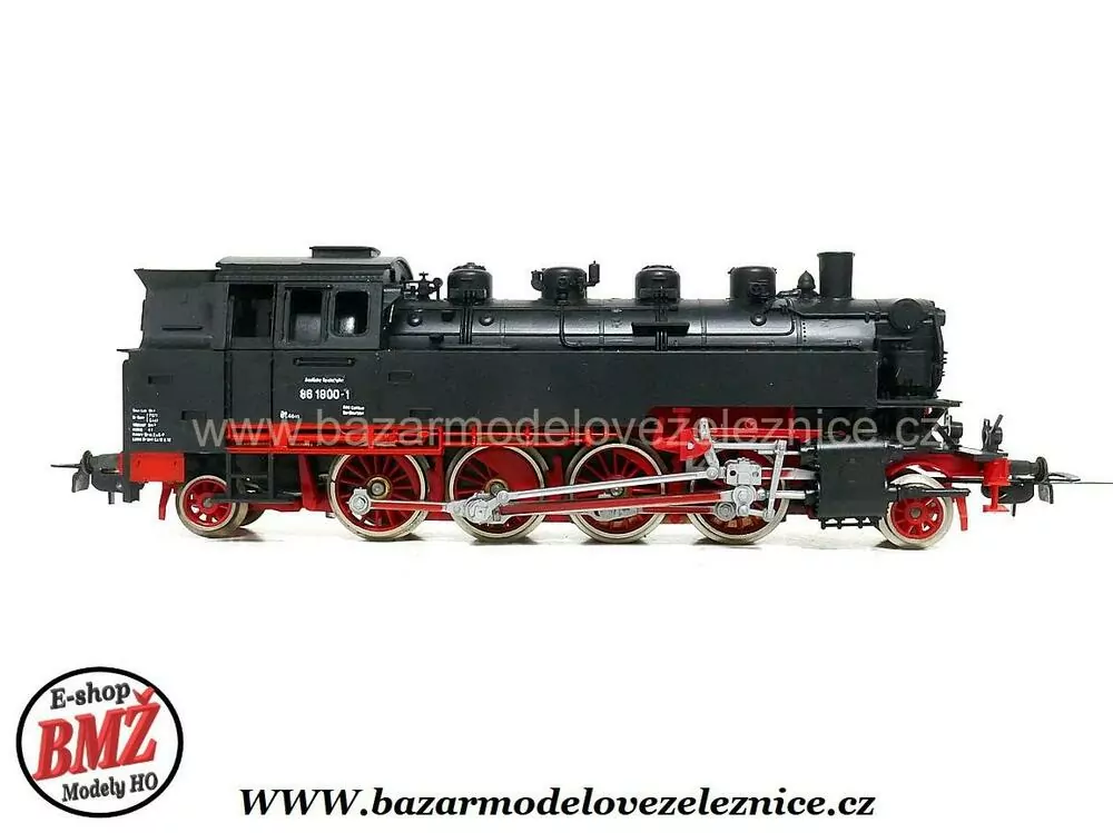 Piko DDR - DC - Parní lokomotiva BR 86 1800 DR - HO