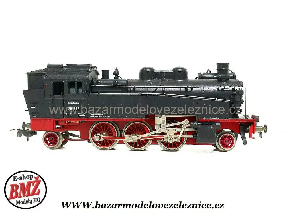 Piko DDR - DC - Parní lokomotiva BR 75 582 DR - HO