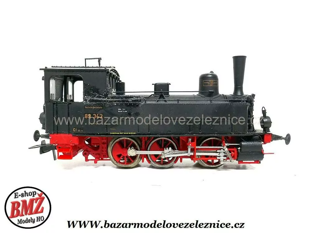 Brawa - DC - Parní lokomotiva BR 89 343 DRG - HO
