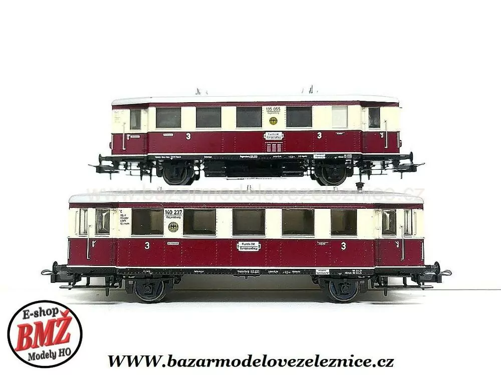 Trix - DC - Motorová souprava VT 135/140 DRG - HO