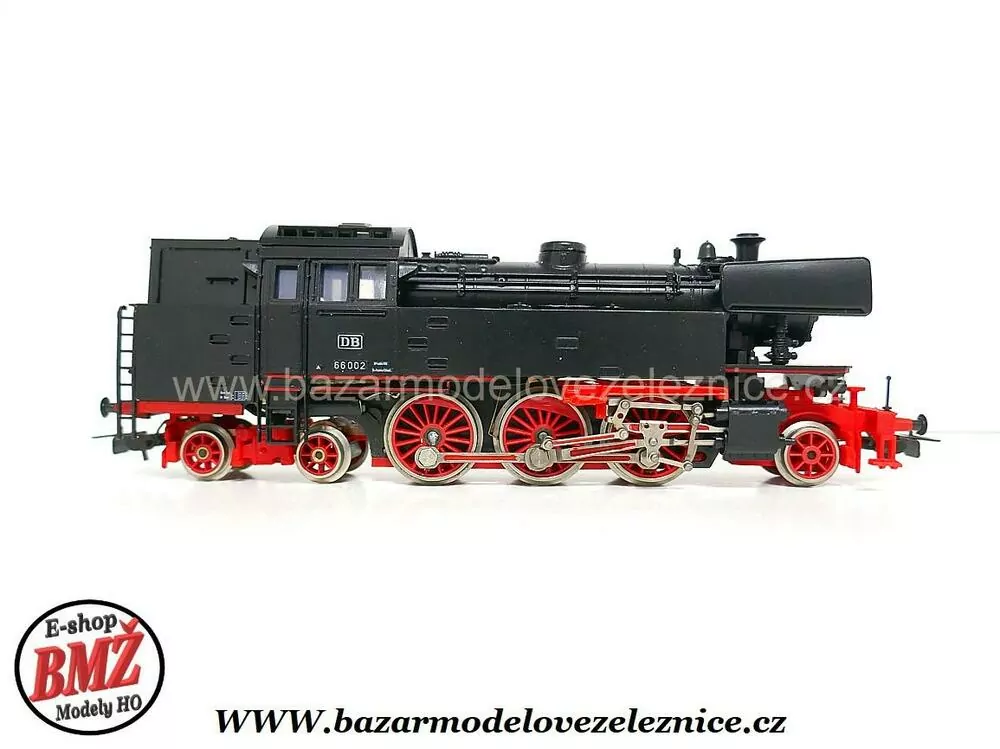 Piko DDR - DC - Parní lokomotiva BR 66 002 DB - HO