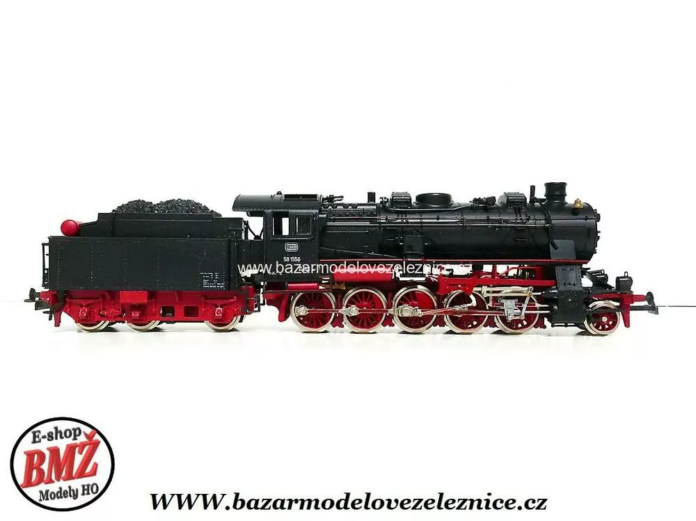 Roco - DC - Parní lokomotiva BR 58 1556 DB - HO