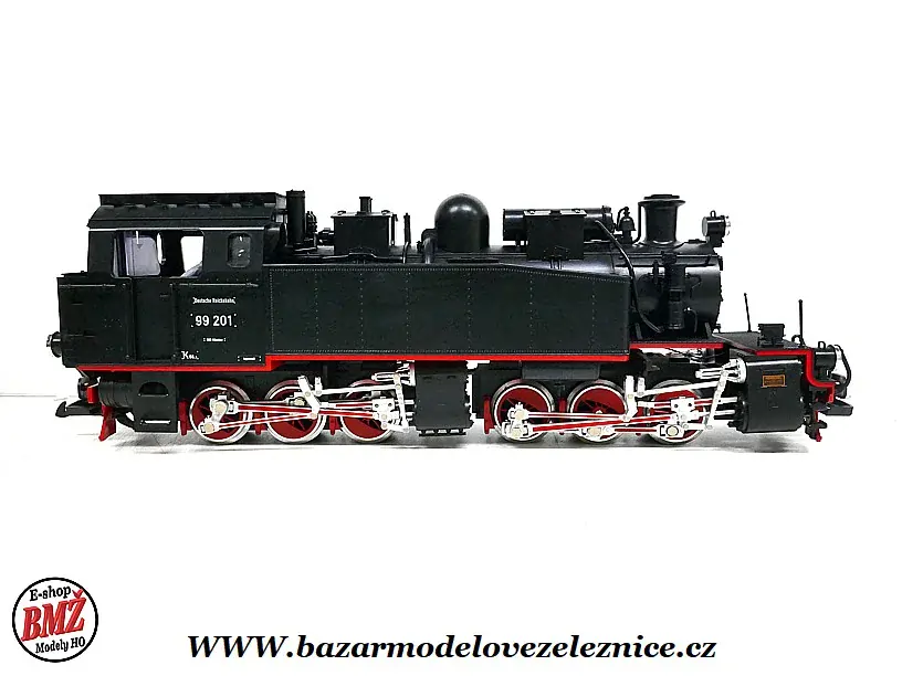 LGB - DC + Kouř - Parní lokomotiva Mallet BR 99 201 DR - G