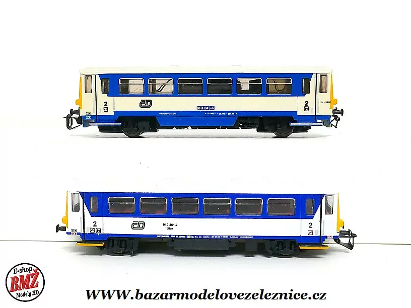 Motorový vůz 810 ČD Najbrt + přípojný vůz - TT