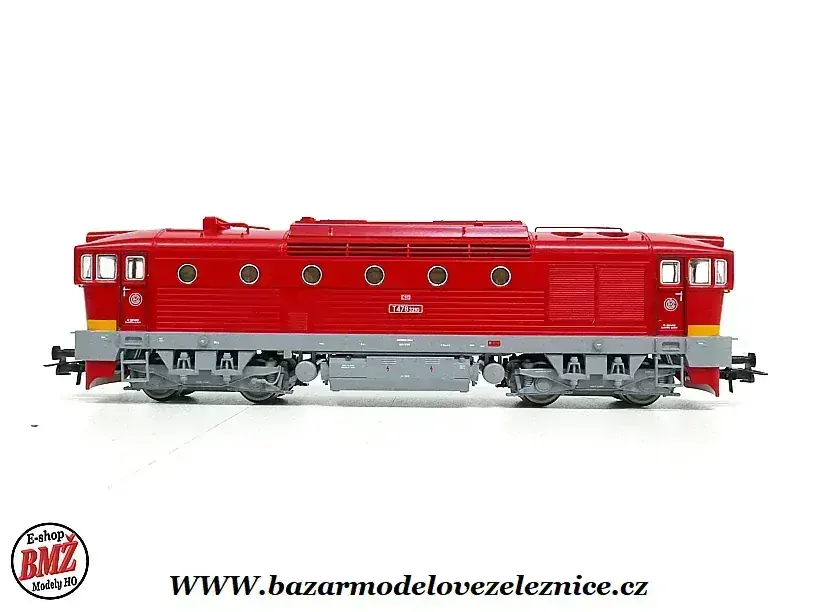 Roco - DCC + ZVUK. - Dieselová lokomotiva Brejlovec T 478 3210 ČSD - HO