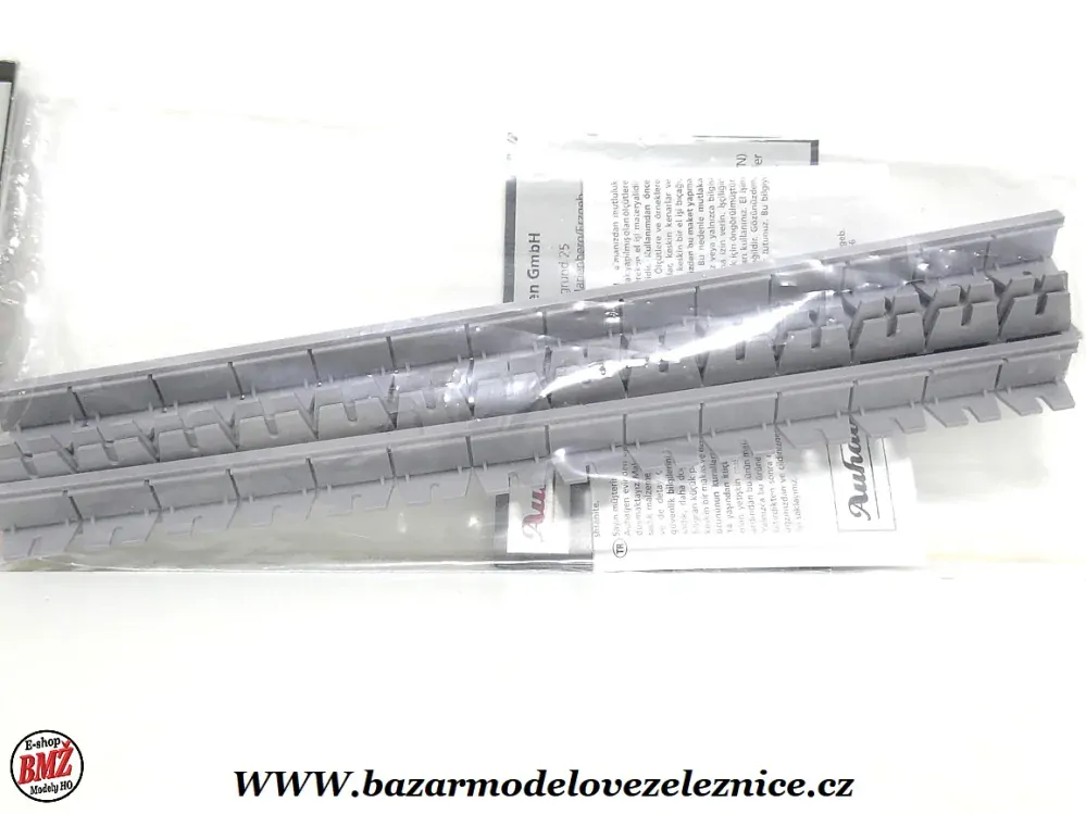 Auhagen - Hrany nástupišť 13 mm - 6 ks - HO