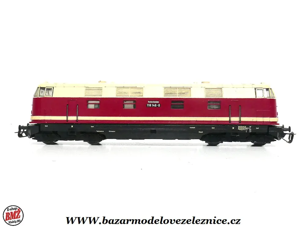 BTTB - Dieselová lokomotiva V 118 146 DR - TT