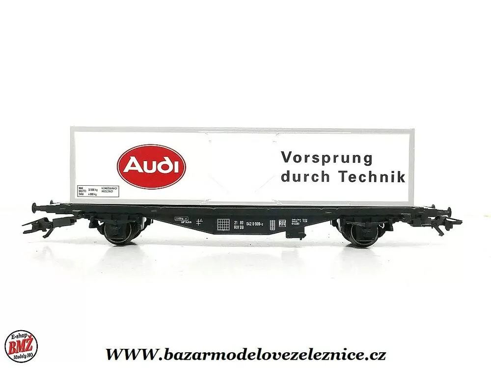 Marklin - Kontejnerový vůz DB Audi - HO