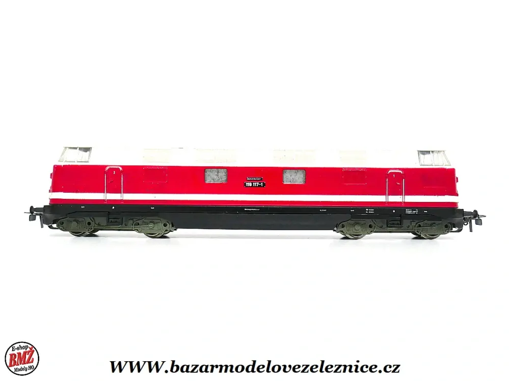 PIKO DDR - DC  - Dieselová lokomotiva BR 118 117  DR - HO