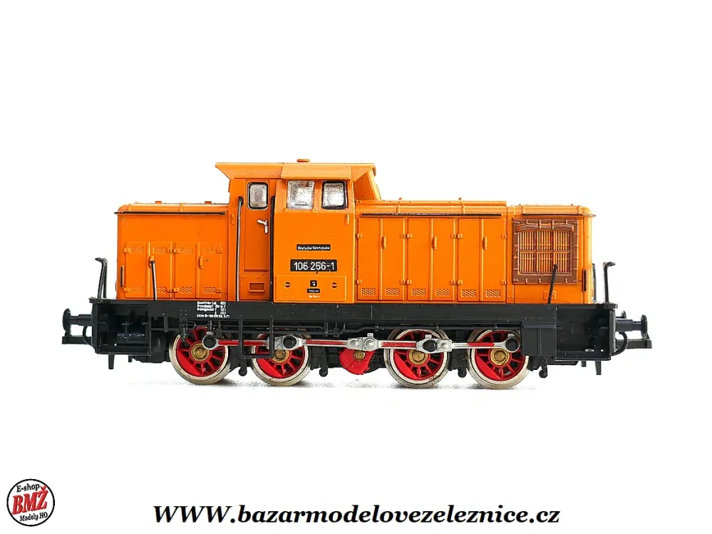 Piko DDR - DC - Dieselová lokomotiva BR 106 256 DR - HO