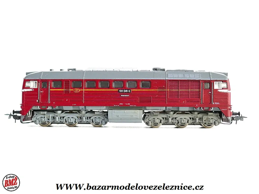 Piko DDR - DC - Dieselová lokomotiva BR 120 245 DR - HO