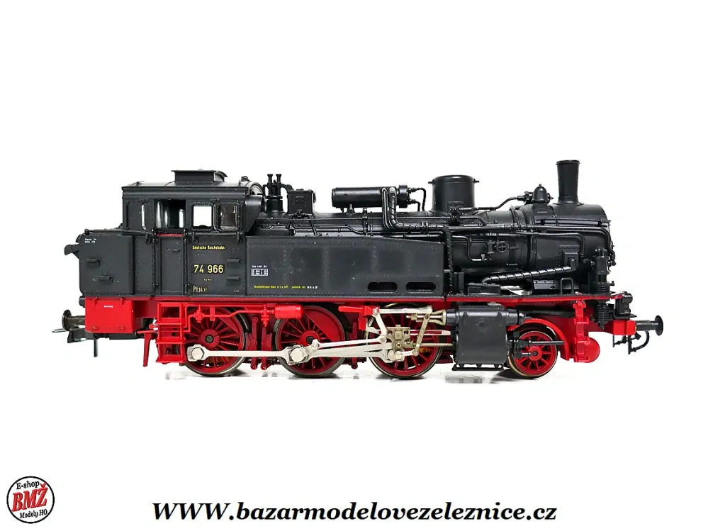 Roco - DC - Parní lokomotiva BR 74 966 DRG  - HO