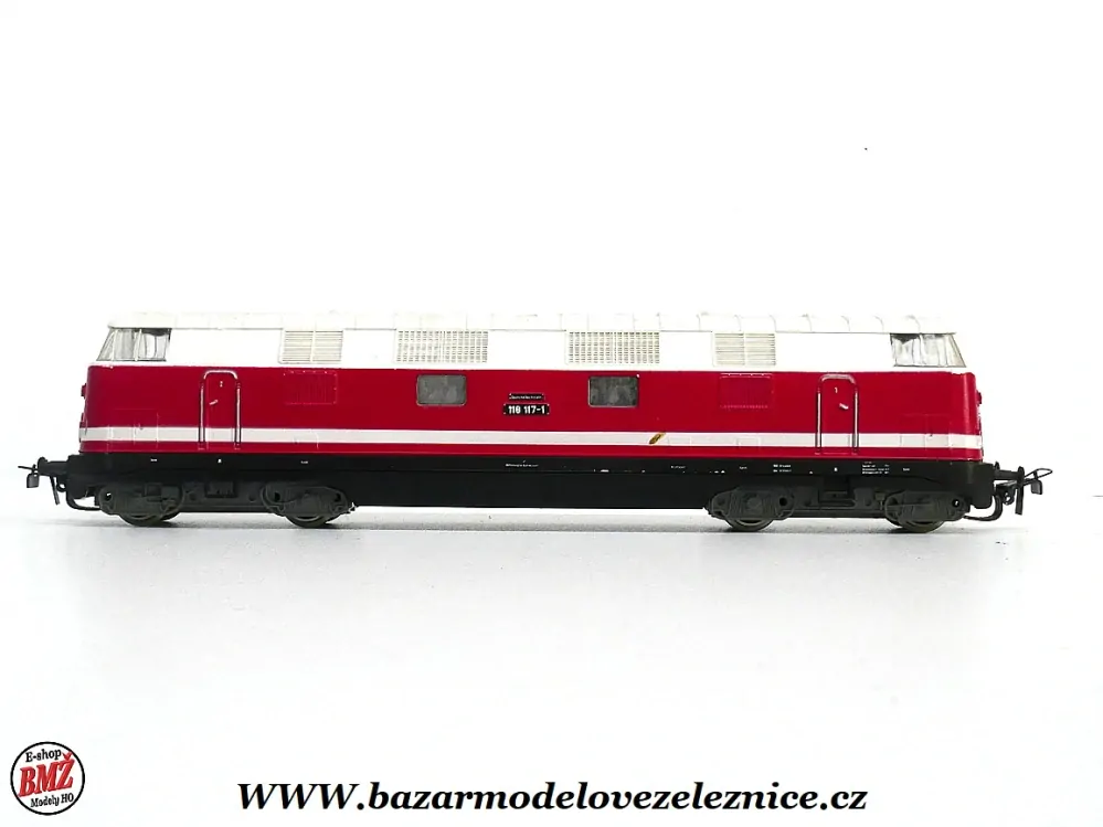 PIKO DDR - DC - Dieselová lokomotiva BR 118 117 DR - HO