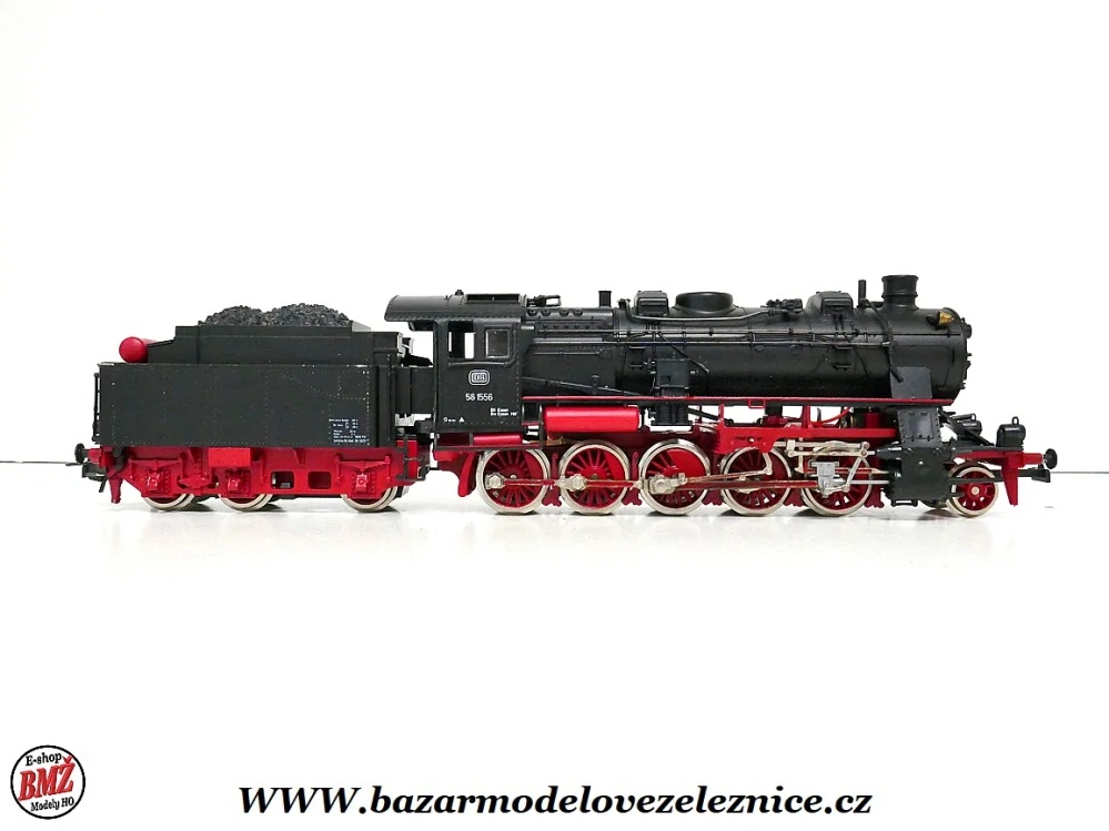 Roco - DC - Parní lokomotiva BR 58 1556 DB - HO