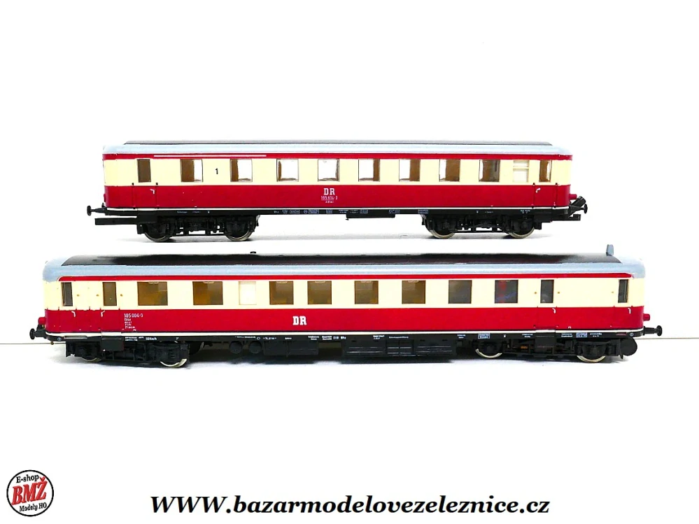 PIKO DDR - DC - Dieselová souprava BR 185/195 DR - HO