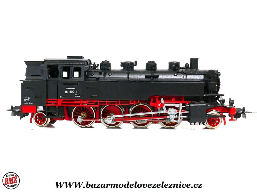 Piko DDR - DC - Parní lokomotiva BR 86 1800 DR  - HO