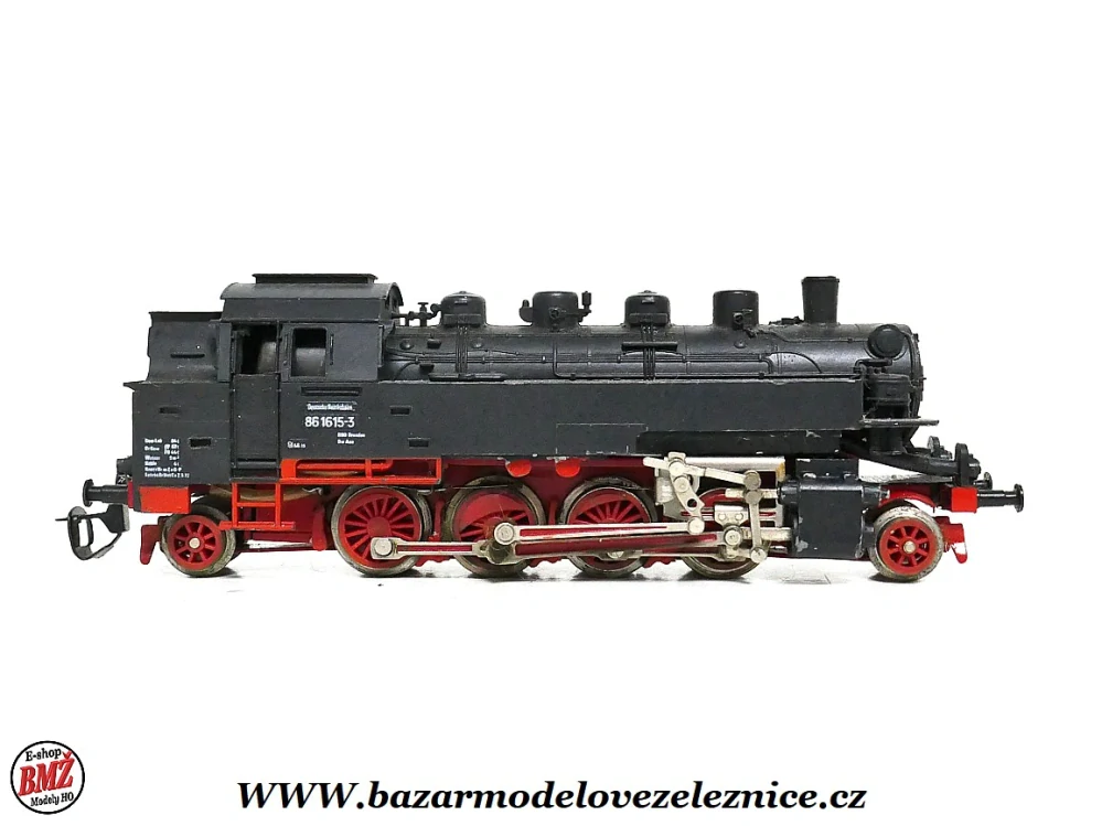 BTTB - Parní lokomotiva BR 86 1615 DR - TT