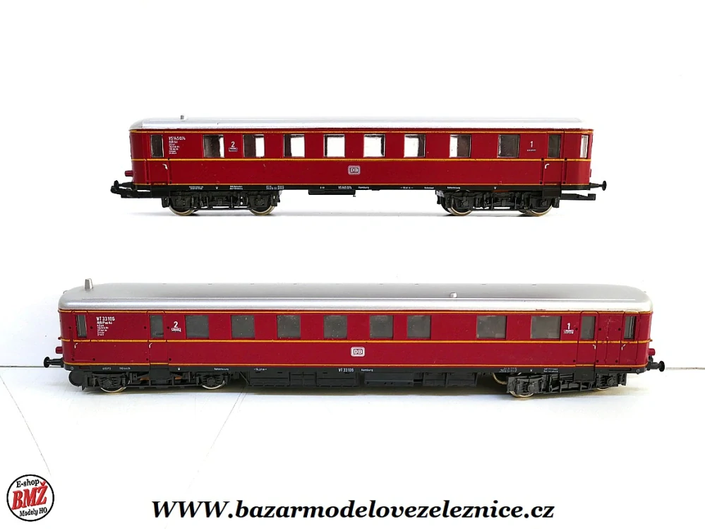 PIKO DDR - DC - Dieselová souprava BR 185/195 DB - HO
