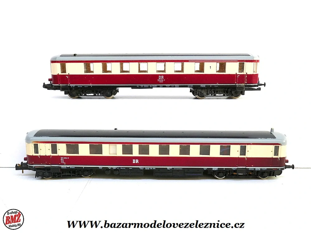 PIKO DDR - DC - Dieselová souprava BR 185/195 DR - HO