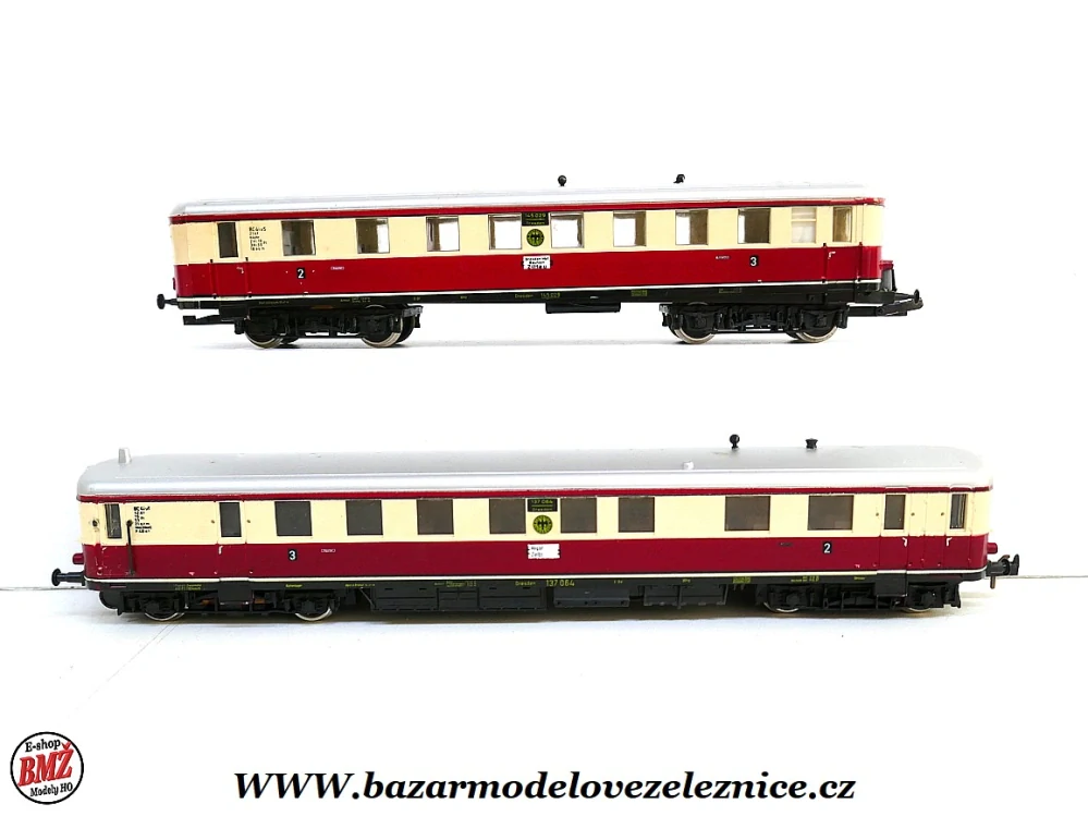 PIKO DDR - DC  - Dieselová souprava BR 185/195  DRG - HO