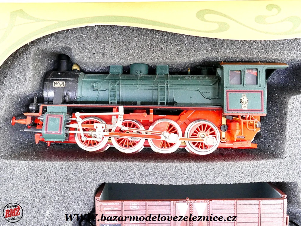 Piko DDR - DC - Set s BR 55 K.P.E.V. + 3 nákl. vozy - HO