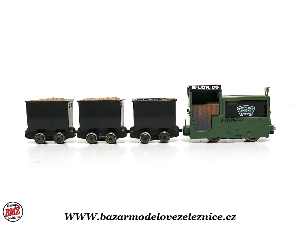 Busch - Set důlní lokomotivou Grubenbahnlok B 360, - HOf