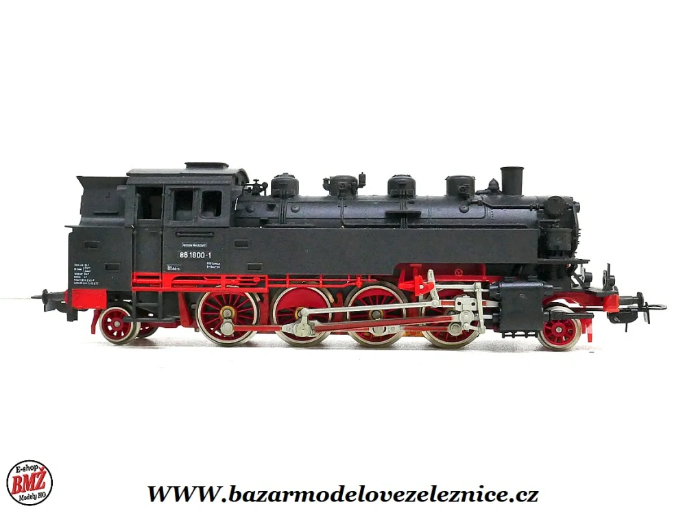 Piko DDR - DC - Parní lokomotiva BR 86 1800 DR  - HO