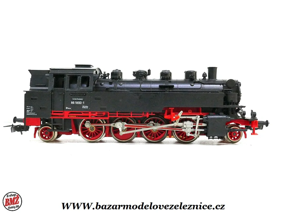Piko DDR - DC - Parní lokomotiva BR 86 1800 DR - HO