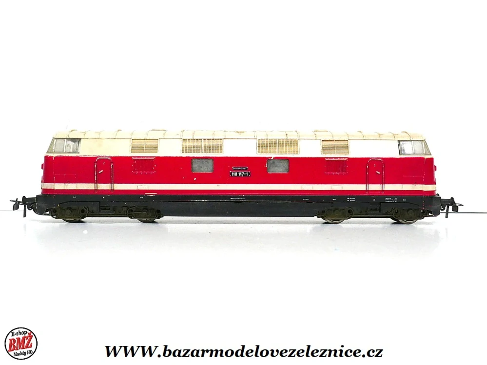 PIKO DDR - DC - Dieselová lokomotiva BR 118 117 DR - HO