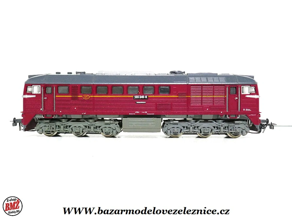 Piko DDR - DC - Dieselová lokomotiva BR 120 245 DR - HO