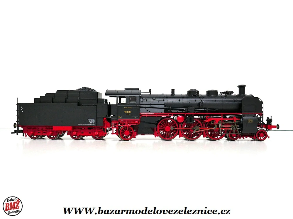 Fleischmann - DCC + ZVUK - Parní lokomotiva BR 18 504 DRG - HO