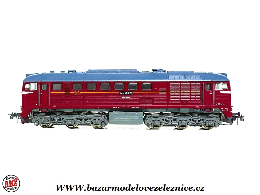 Piko DDR - DC - Dieselová lokomotiva BR 120 245 DR - HO