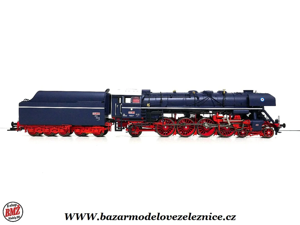 Trix - DCC + ZVUK + KOUŘ - Parní lokomotiva řady 498.1 "Albatros", ČSD - HO