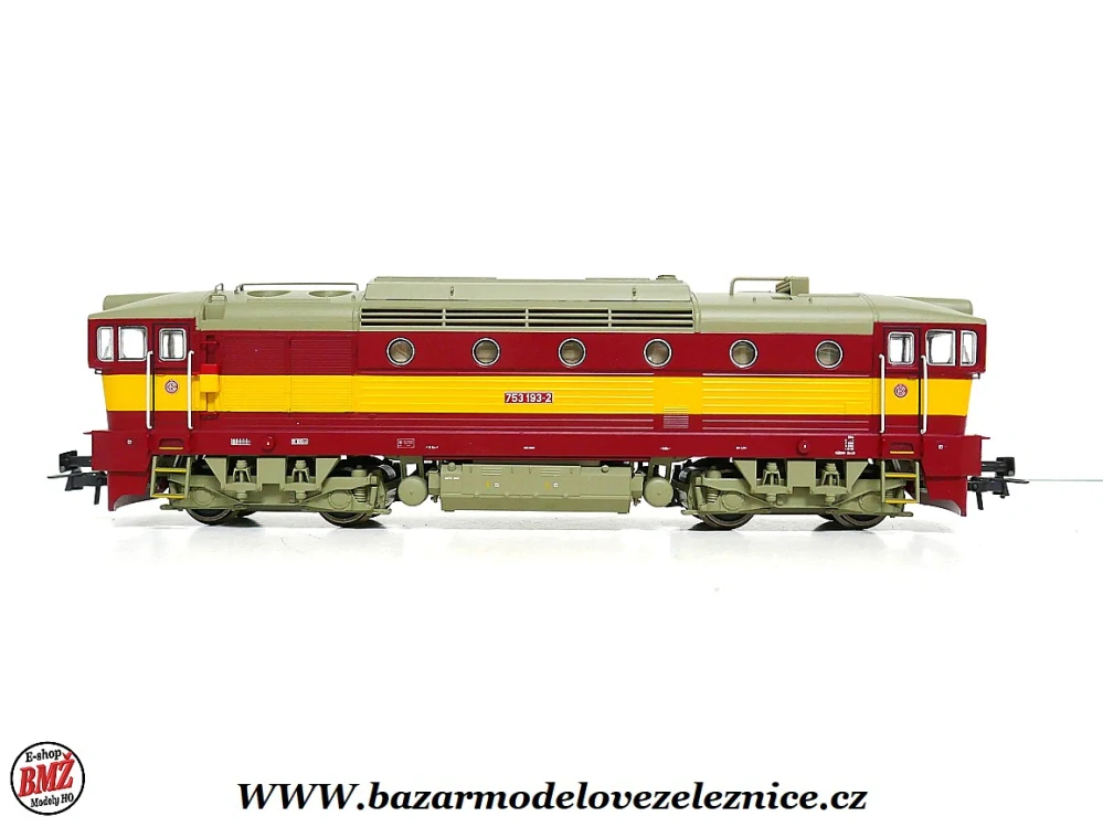 Roco - DSS - Dieselová lokomotiva Brejlovec 753 193 ČD  - HO