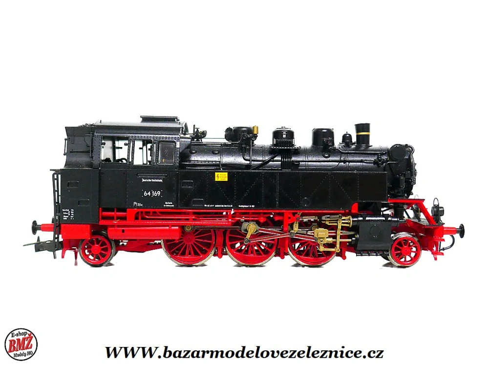 Roco -DCC + KOUŘ - Parní lokomotiva BR 64 169 DR - HO
