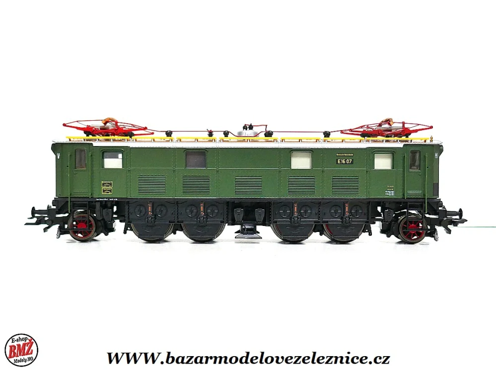 Roco - DSS - Elektrická lokomotiva muzeum E 16 07 DR - HO