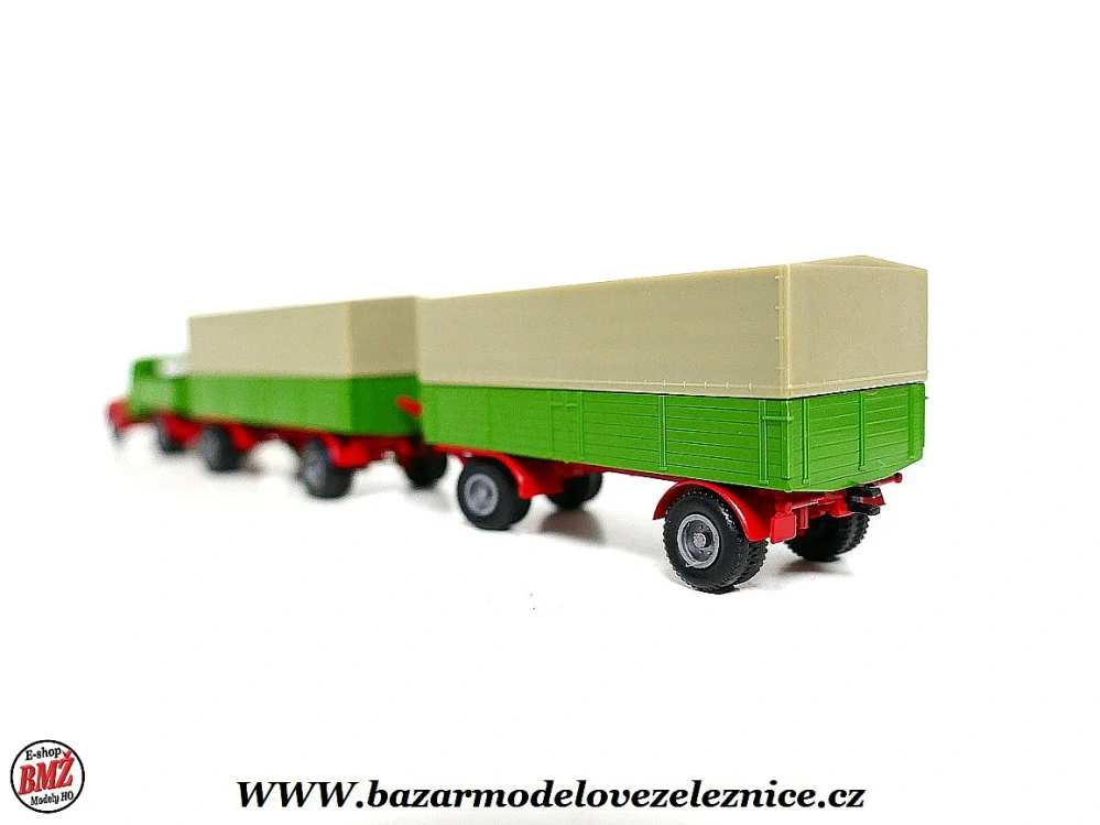 Brekina - Magirus + 2x příves - HO