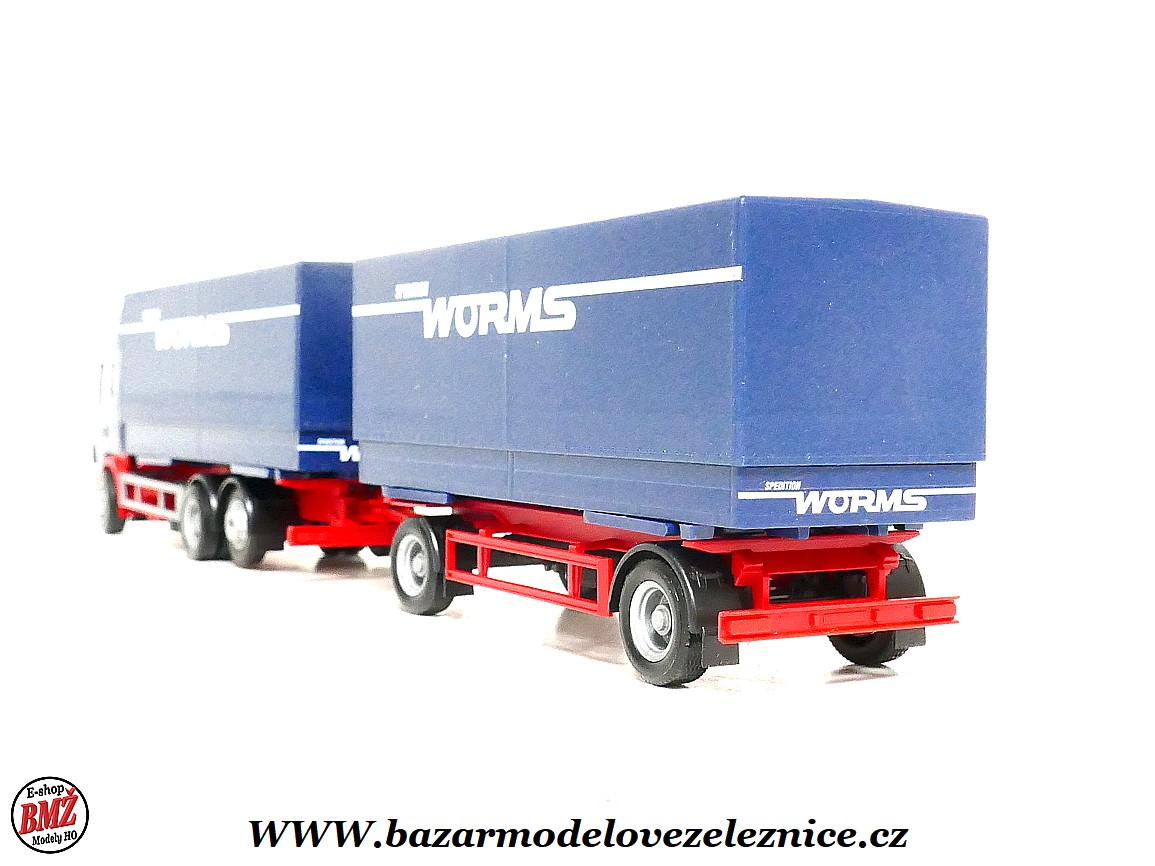 Herpa - Scania plachta s přívěsem - HO