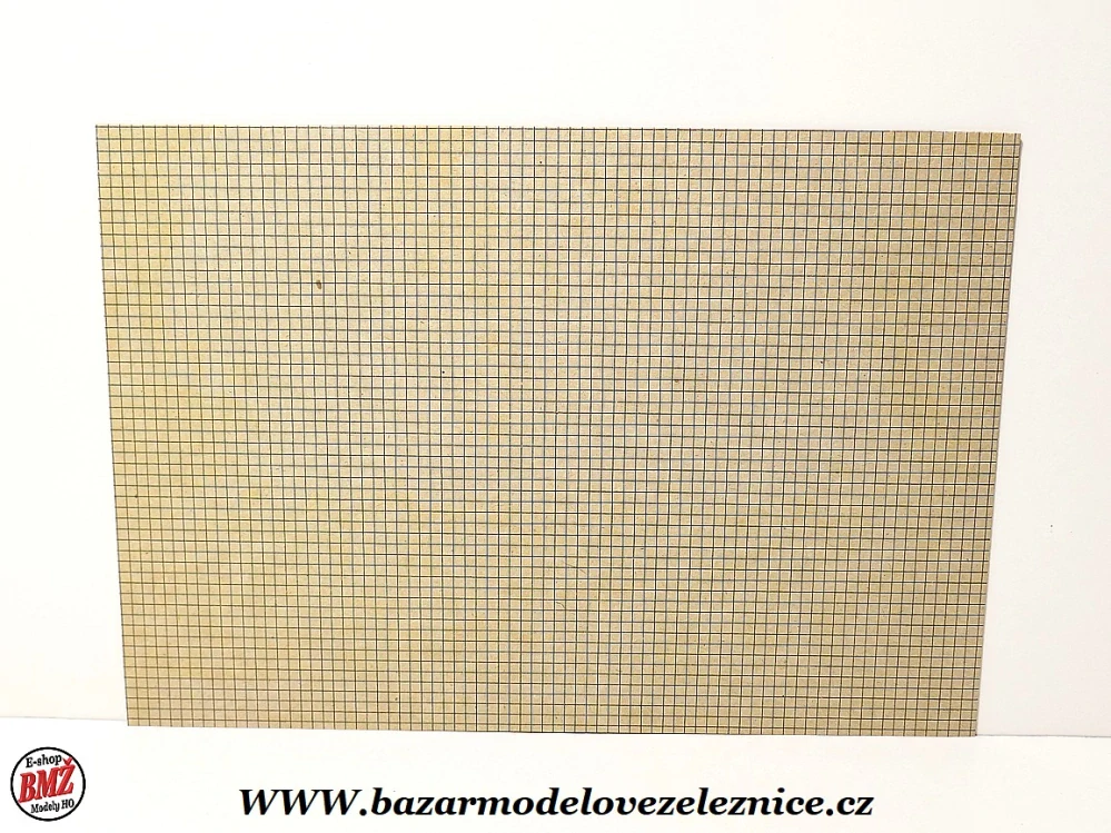Busch - Dlažba karton 6 ks v bal. 210 x 146 cm - HO - TT