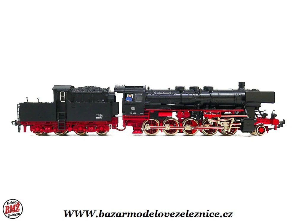 Fleischmann - DC - Parní lokomotiva BR 50 058 DB - HO
